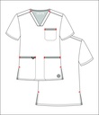 Clyde Men's Top - V-Neck with Welt with 5 Pockets