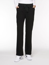 Pacific Women's Pant Yoga Pant with 9 Pockets - Long (93002) in Black with Front view