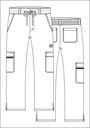 Java Men's Pant French-Fly Pant with 9 Pockets
