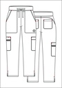 Pacific Women's Pant Yoga Pant with 9 Pockets - Long