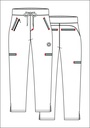 Pearl Women's Pant - Yoga Pant with Welt with 7 Pockets - Petite