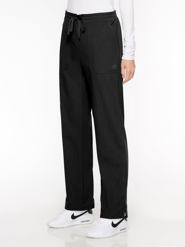 Amazon Women's Pant Classic Elastic Pant with 7 Pockets - Regular (93001) in Black with Right view