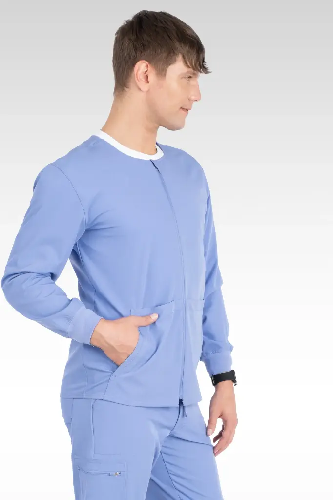 Rio Men's Jacket Round Neck Zipped with 4 Pockets (18080)